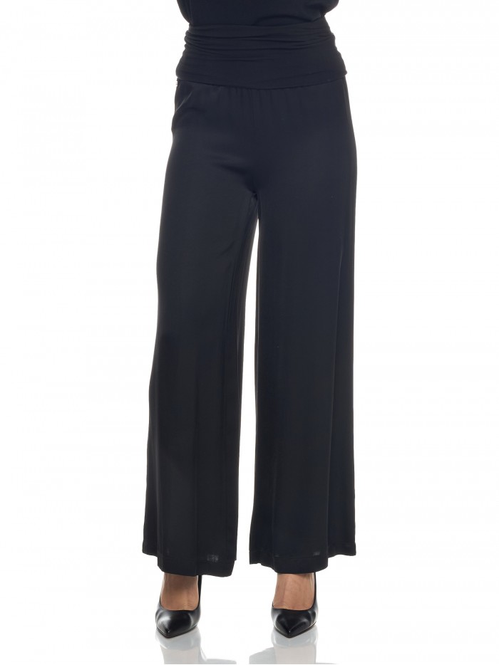 Pants with elastic waist-band 