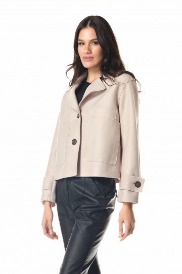 Jacket in a  straight line  