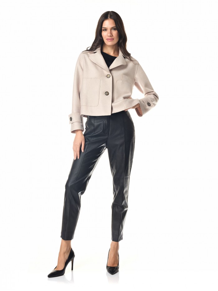 Jacket in a  straight line  