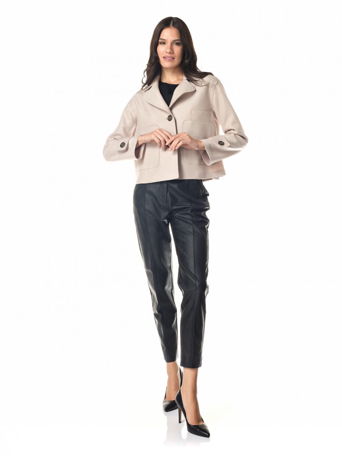 Jacket in a  straight line  