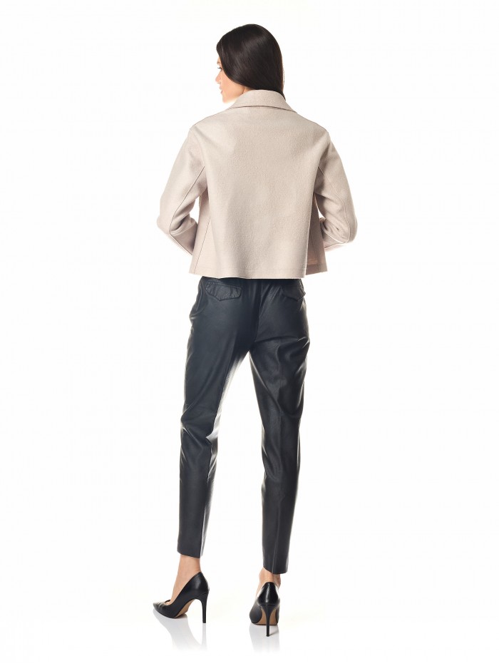 Jacket in a  straight line  