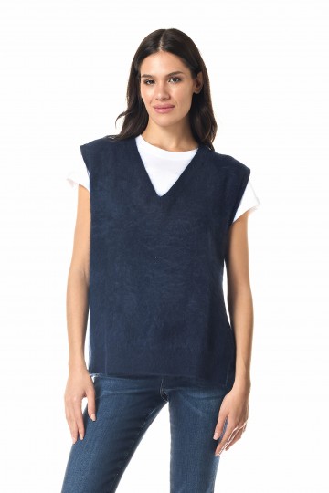Relaxed line vest 