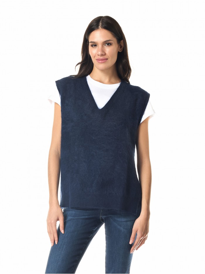 Relaxed line vest 