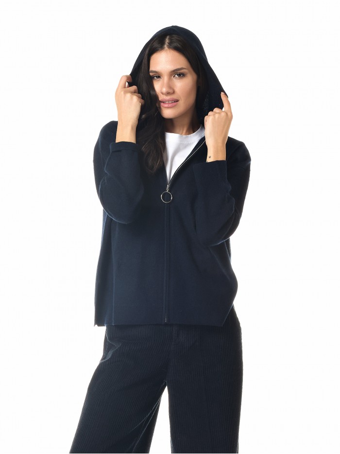Knitwear hoodie 