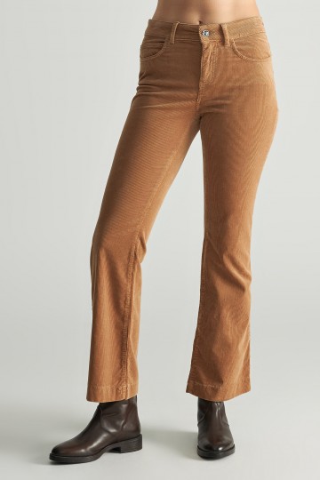 Straight line pants flare 