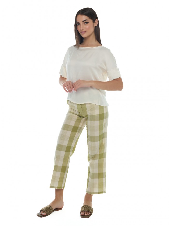 Straight line pants