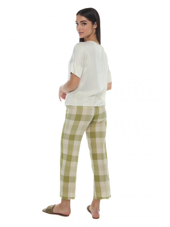 Straight line pants