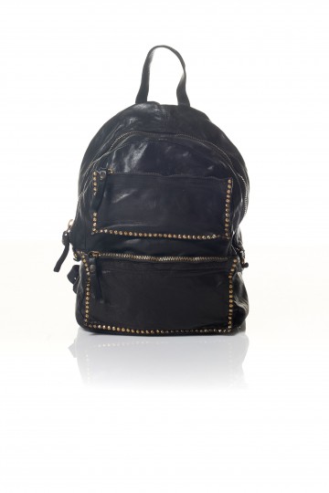 Leather backpack