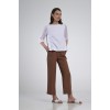 Crop linen pants